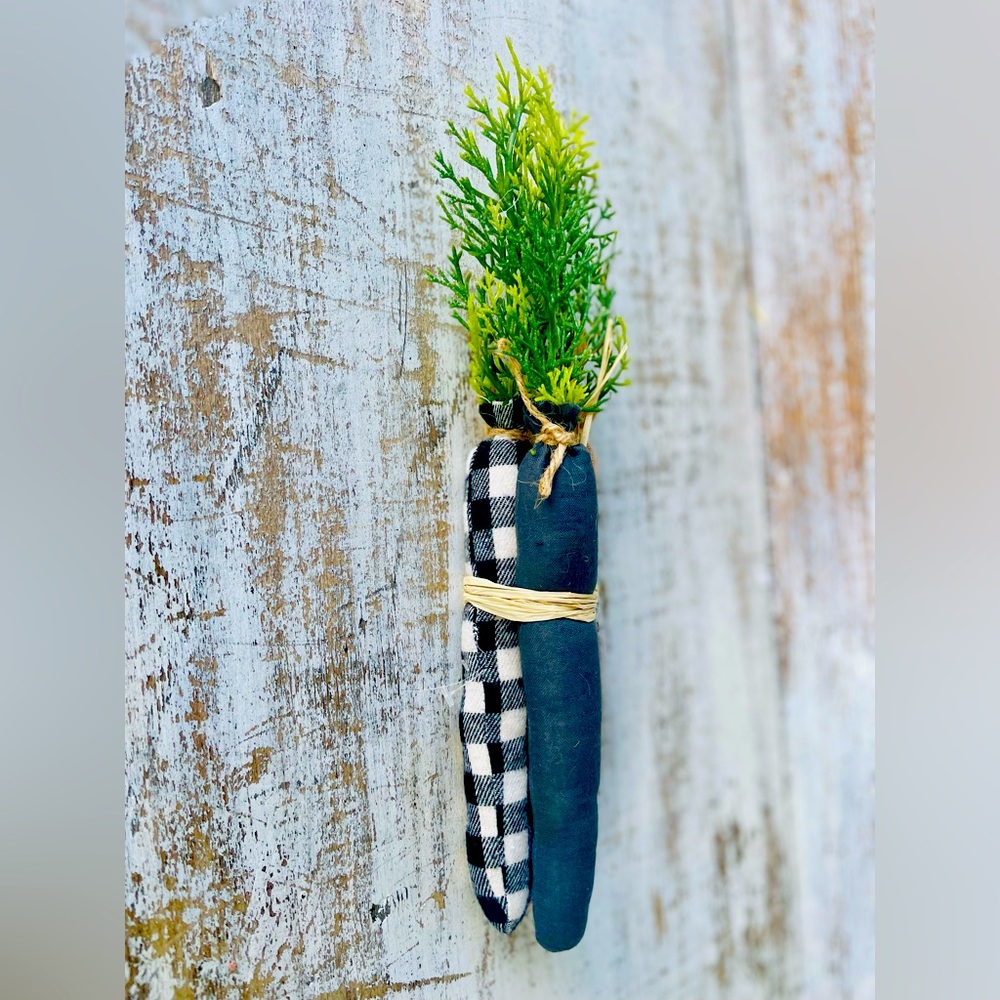 *Skinny Stuffed Farmhouse Carrot Trio 3/Set